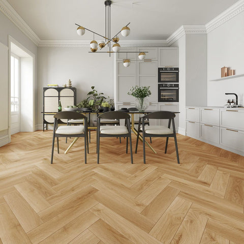Vivastep Waterproof Laminate Ridge Oak Herringbone £26.50m2 + VAT